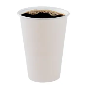 Disposable Paper Glasses Paulig Blanco Take Away 200 ml, pack of 100
