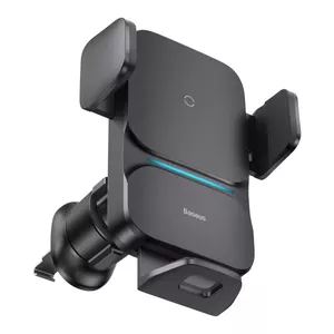 Baseus Wisdom Car Mount Wireless Charger Aktīvs turētājs Mobilais tālrunis/viedtālrunis Melns