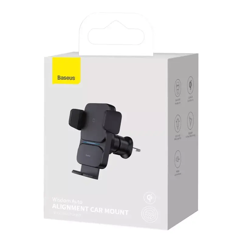 Aktīvais turētājs Baseus Wisdom Car Mount Wireless Charger Photo 6