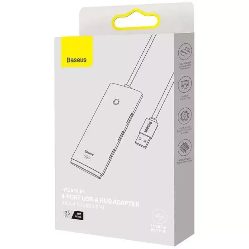 BASEUS HUB Lite Series 4-в-1 Адаптер Photo 3