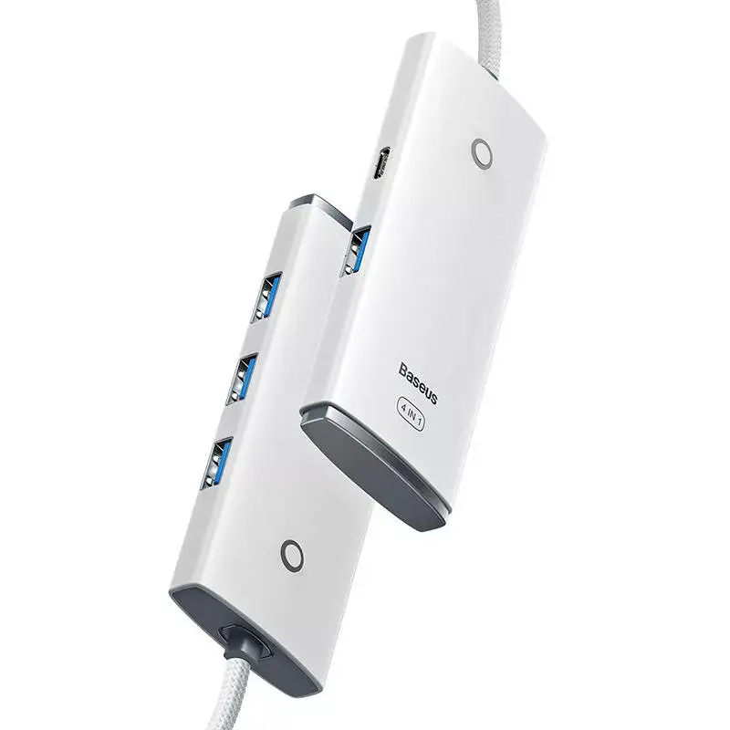 Baseus Lite Series USB-C хаб 4 в 1, 2 м Photo 3