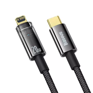 Baseus Explorer Series USB Type-C to Lightning Cable 20W 1m Black