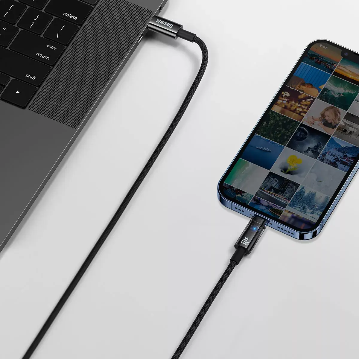 Baseus Explorer Series USB Type-C to Lightning Cable 20W Photo 20