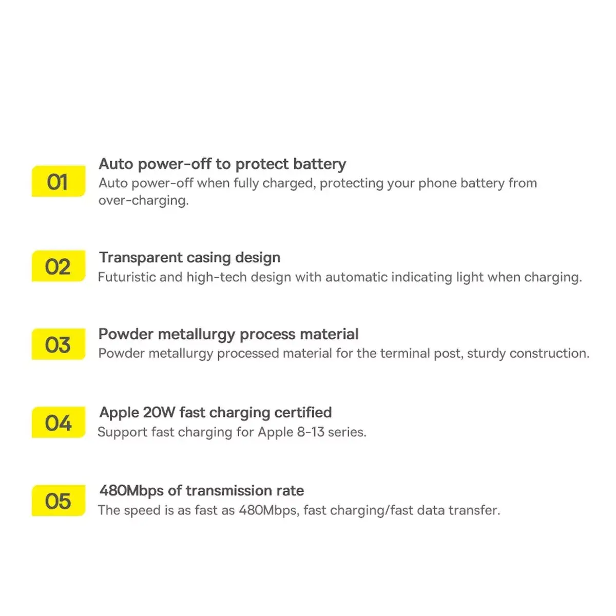 Baseus Explorer Series USB Type-C to Lightning Cable 20W Photo 24