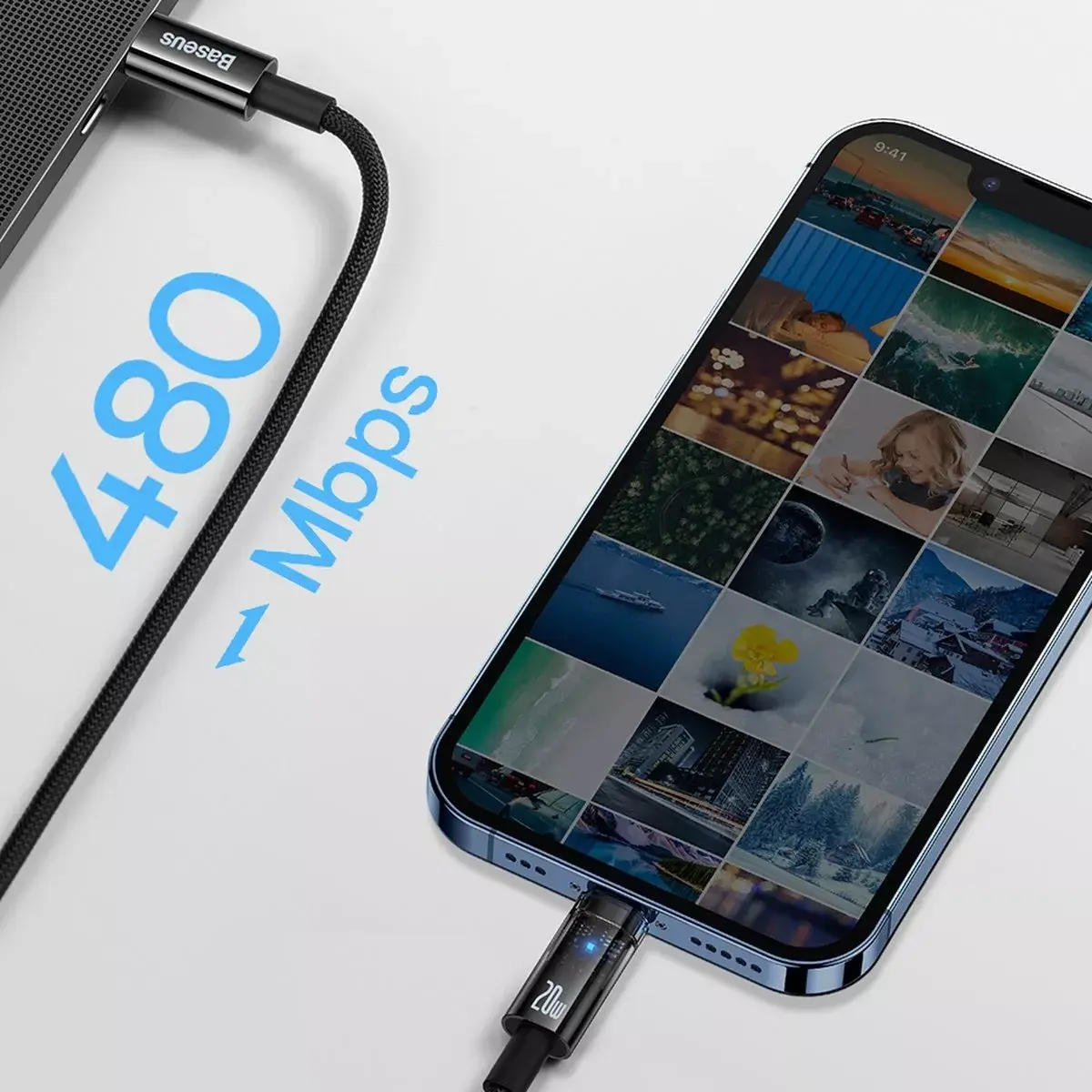 Baseus Explorer Series USB Type-C to Lightning Cable 20W Photo 27