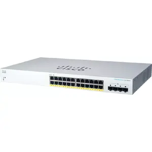 Managed Switch Cisco CBS220-24P-4G 24 Ports PoE L2 Gigabit Ethernet