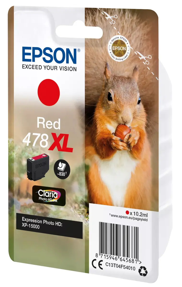 Cartridge Epson 478XL red Photo 3