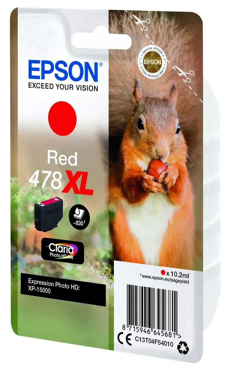 Cartridge Epson 478XL red Photo 4