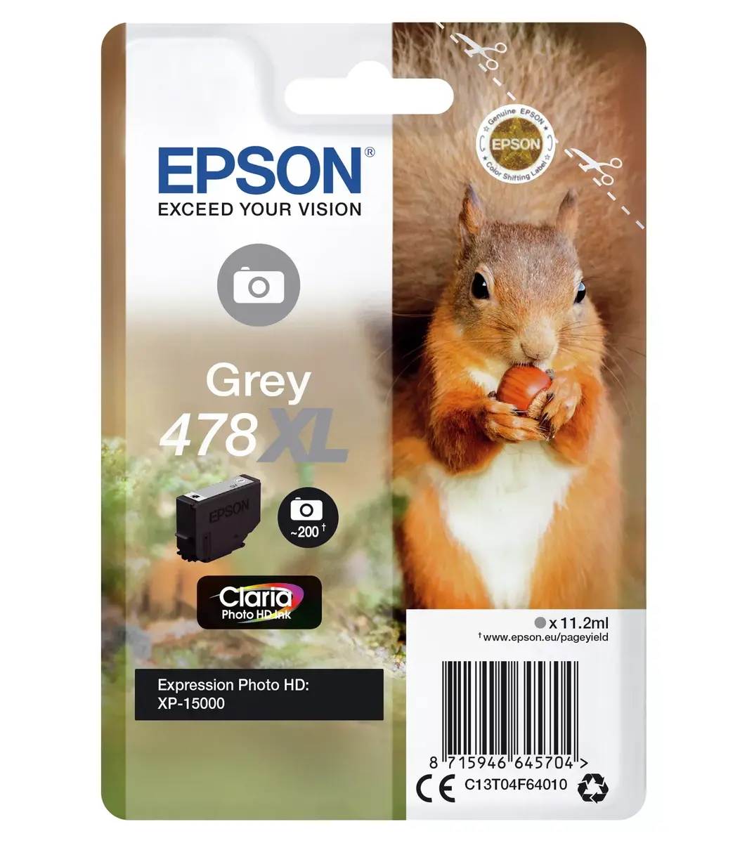 Kārtridžs Epson 478XL Pelēks Photo 2