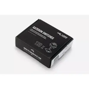 Mechanical switch set GLORIOUS Gateron Green (linear, silent) — 120 pcs, green