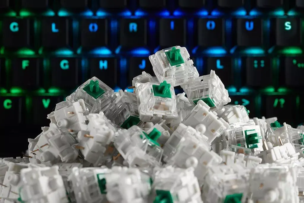 GLORIOUS Gateron Green switches — 120 pcs Photo 3