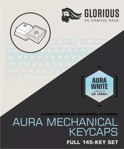 Keyboard cap Glorious PC Gaming Race Aura V2 Photo 6