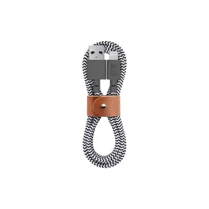 Lightning to USB-A cable native union BELT-KV-CL-ZEB-3 3 m Black Grey White