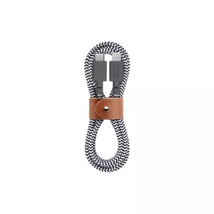 Кабель Lightning Native Union BELT-KV-CL-ZEB-2 1.2м USB C Черный Белый