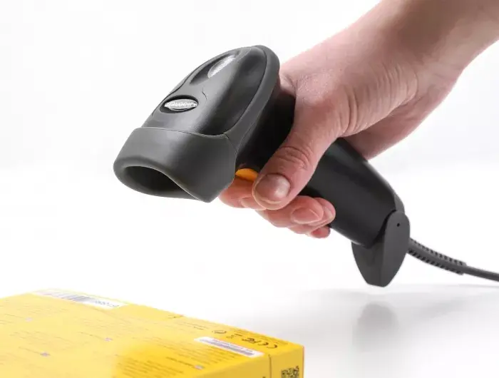 DeLOCK USB Barcode Scanner 1D Laser Black Photo 6