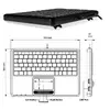 Клавиатура Perixx USB QWERTY Нидерландская Английская Французская Photo 3