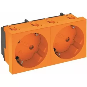 Safety contact socket OBO Bettermann STD-D3S ROR2 33° 2-fold