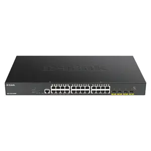Managed Switch D-Link DGS-1250-28XMP/E 24-port Gigabit PoE 370W