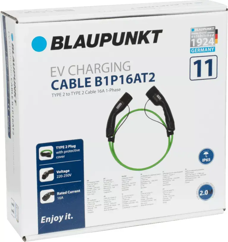 Elektriskā transportlīdzekļa uzlādes kabelis Blaupunkt B1P16AT1 Photo 3