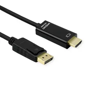 ROLINE DisplayPort to HDMI Cable 2m Black 11.04.5996-10