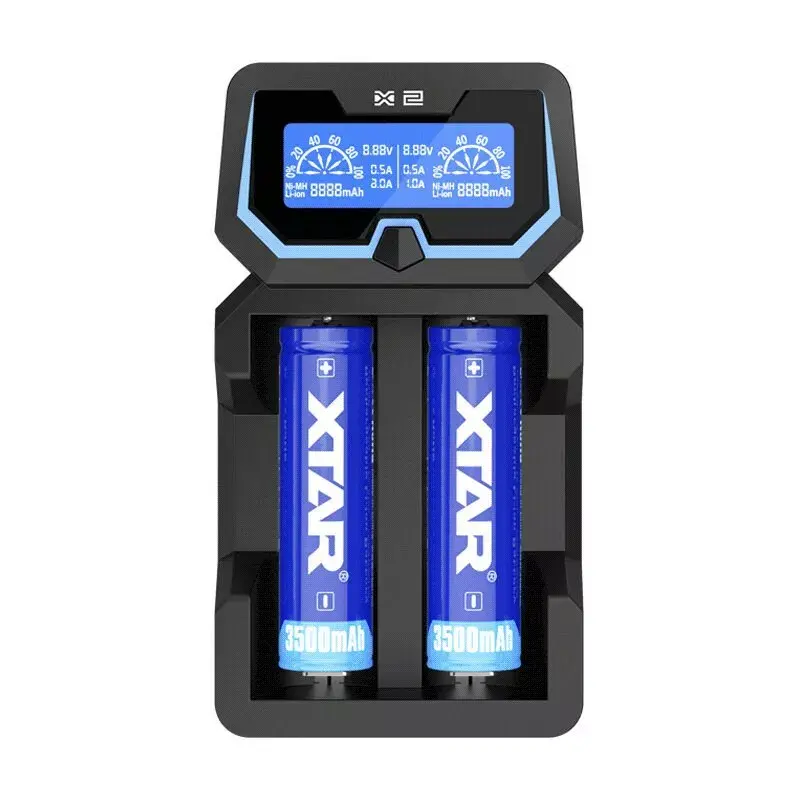 XTAR X2 divvietīgs Li‑ion lādētājs 18650 Photo 3