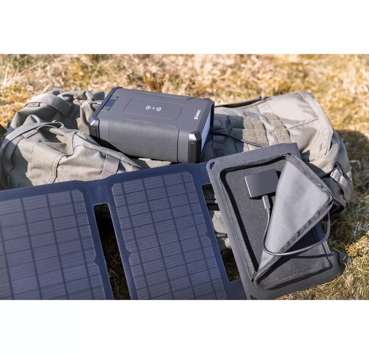 Āra lādētājs Sandberg Solar Charger 40W QC3.0+PD+DC Photo 6