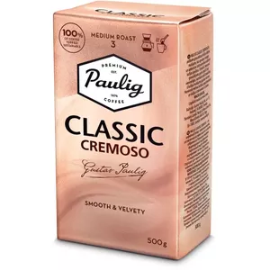 Ground coffee Paulig Classic Cremoso 500 g — medium roast, whole-bean ground
