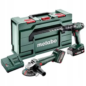 Cordless tool combo set Metabo 685205500 18 V — 2 batteries, 4.0 Ah, charger, 4 tools