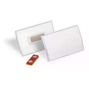 Badge holder Durable 826019 Polypropylene Portrait 9x5.4 cm