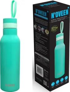 Термобутылка NOVEEN TB134 Sea Green Shiny 500 мл — вакуумная, двойные стенки