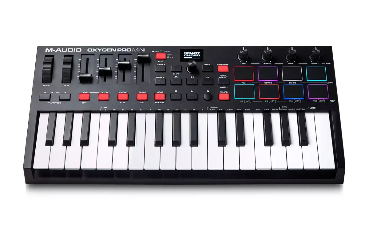 M-Audio Oxygen Pro Mini MIDI-клавиатура 32 клавиши Photo 2