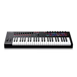 M-Audio Oxygen Pro 49 MIDI keyboard controller — 49 keys, 16 pads, 9 faders, OLED display, USB, MIDI out