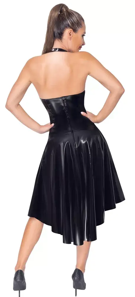 Платье black level Vinyl Dress 28509661022 — халтер S Photo 4