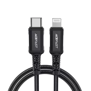 USB Type‑C to Lightning Cable Acefast C4‑01, MFi, 1.8m, 30W 3A, black
