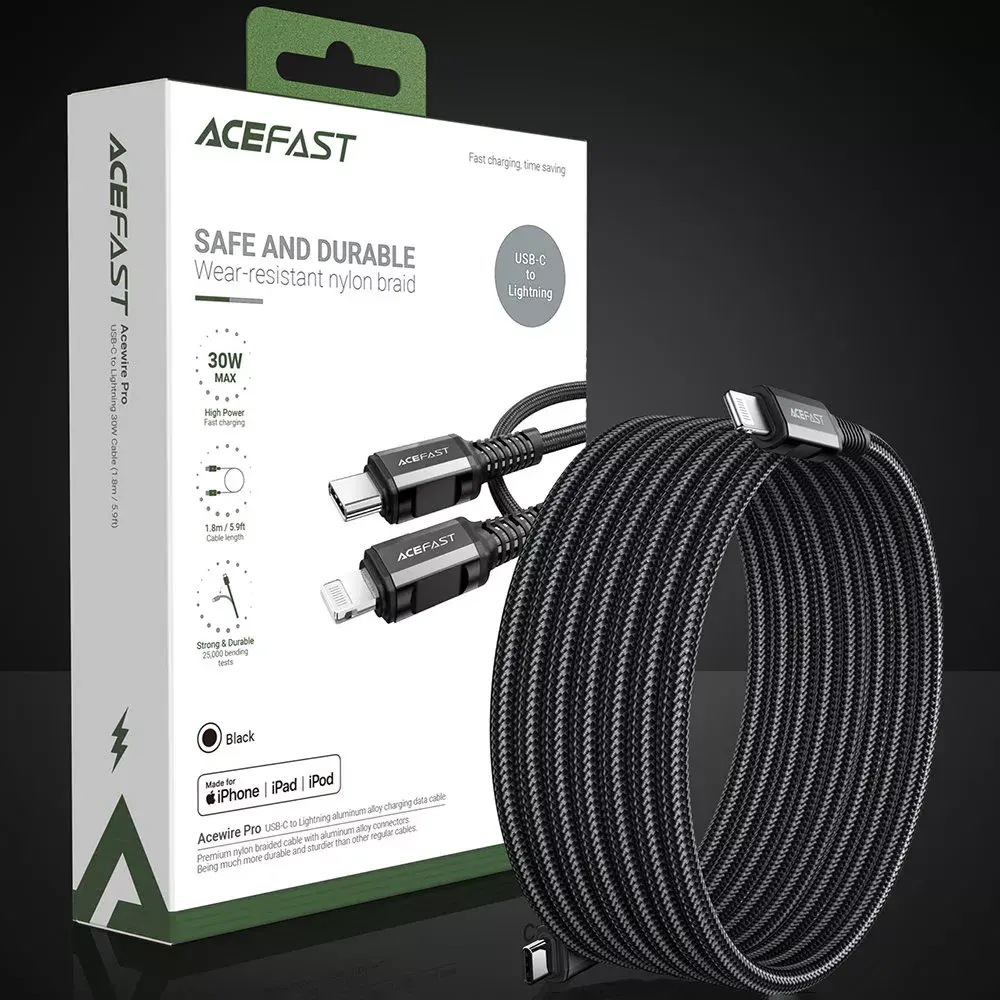 Acefast USB Type‑C uz Lightning C4‑01 MFi 1.8 m Photo 13