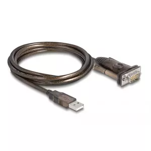 Адаптер USB 2.0 Type-A к Serial RS-232 D-Sub 9 pin male DeLOCK 62646