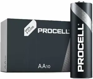 DURACELL Alkaline Batteries, AA LR06, 1.5 V, 10pcs 149151