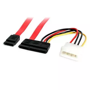 SATA datu un barošanas kombinētais kabelis StarTech.com SATA18POW 18in 0.457m