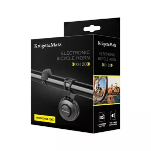 Electric bicycle bell Kruger & Matz XH20 — KM0945, battery-powered bike horn