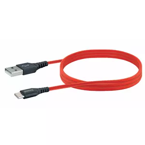 Кабель USB A — USB C SCHWAIGER LPRO510 501 — USB 3.2 Gen 1 (3.1 Gen 1), 1,2 м, красный