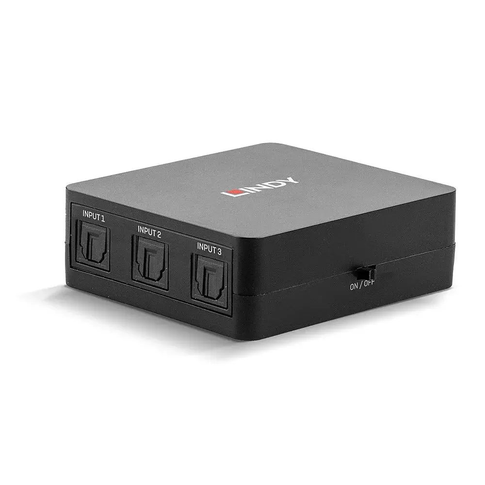 Lindy 3-Port TosLink Optical Audio Switch Photo 2