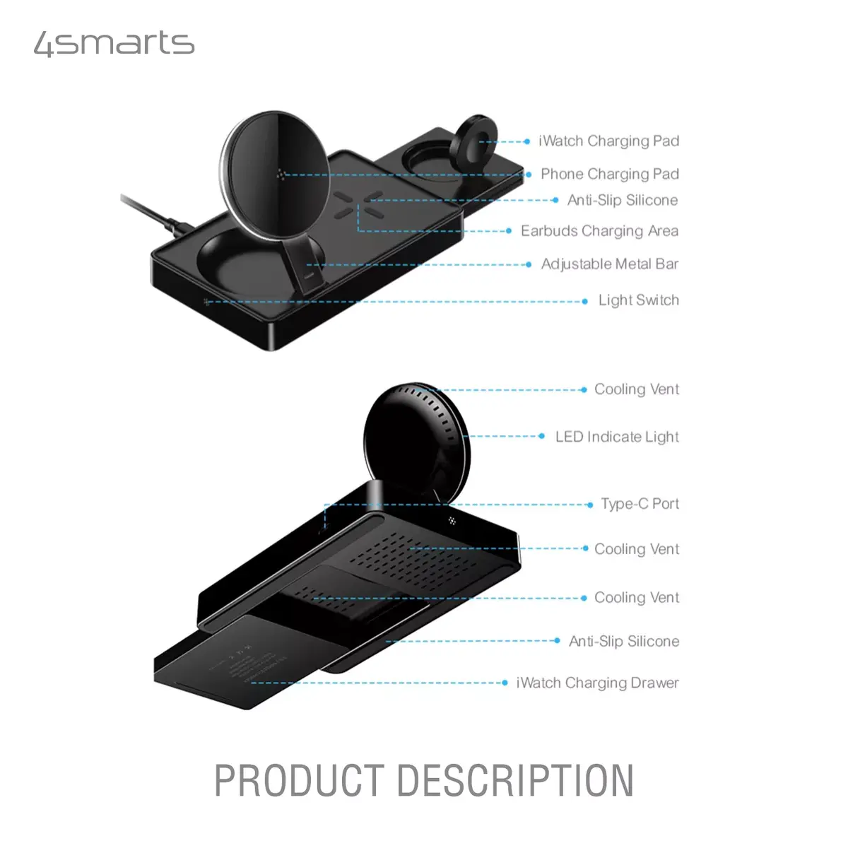 4smarts UltiMag Trident Headset Charger Photo 14