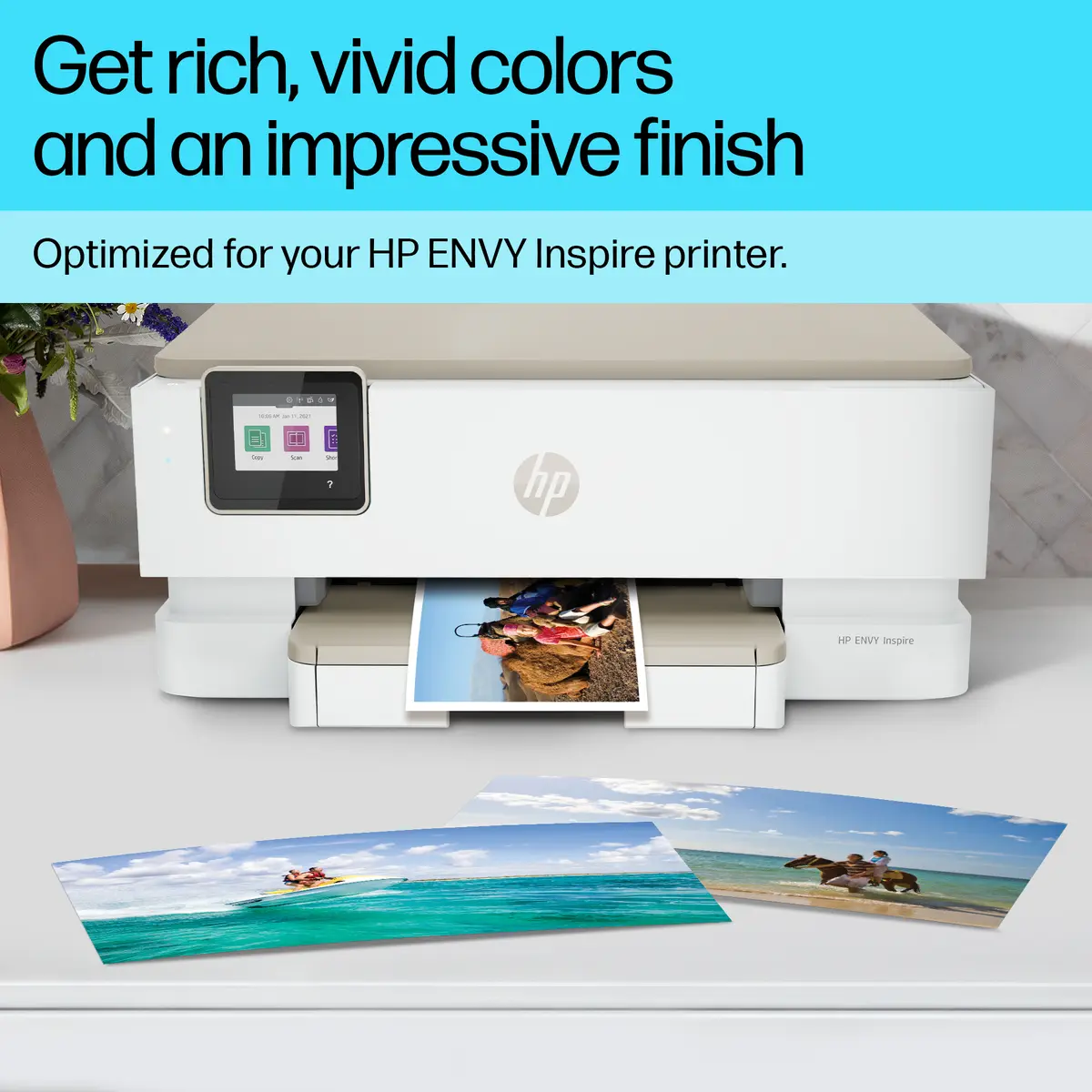 HP Advanced Фотобумага Глянцевая 10 листов Photo 7