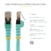 StarTech.com Cat6a Ethernet kabelis 5m STP RJ45 akva Photo 5