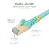 StarTech.com Cat6a Ethernet kabelis 5m STP RJ45 akva Photo 6