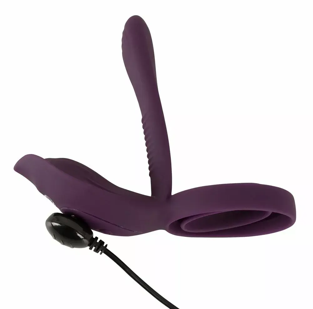 Couples Choice Couple's Vibrator 2 — силиконовый парный вибратор Photo 8