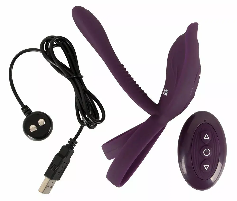 Couples Choice Couple's Vibrator 2 — силиконовый парный вибратор Photo 9