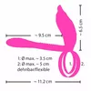 Couples Choice Couple's Vibrator 2 — силиконовый парный вибратор Photo 13