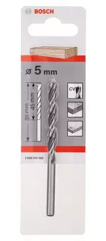 Brad Point Drill Bit Bosch 2608596302 Photo 2