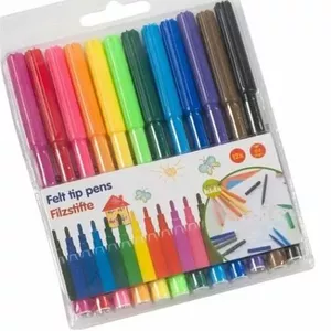 Flomāsteri TOPWRITE Topwrite Felt tip 12pcs 2mm — 12 gab., galu Ø 2 mm